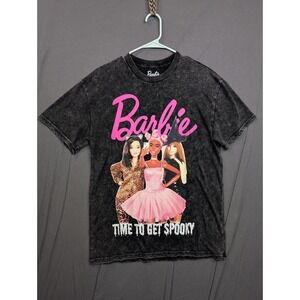 Barbie Time To Get Spooky t shirt black size Medium Halloween